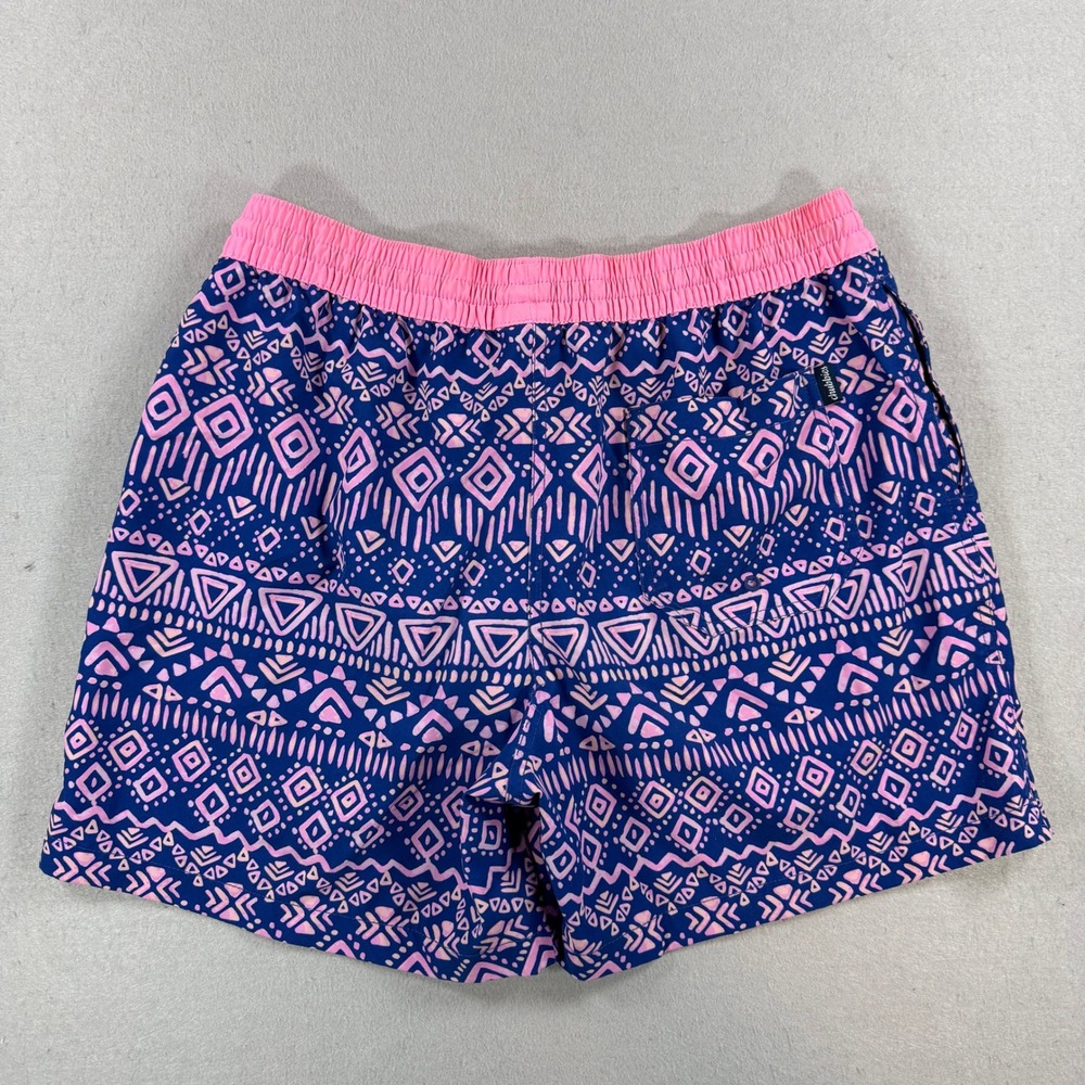 Chubbies Swim Trunk Men Large Purple Geometric Print AOP Board Shorts Beach Surf - Picture 3 of 8